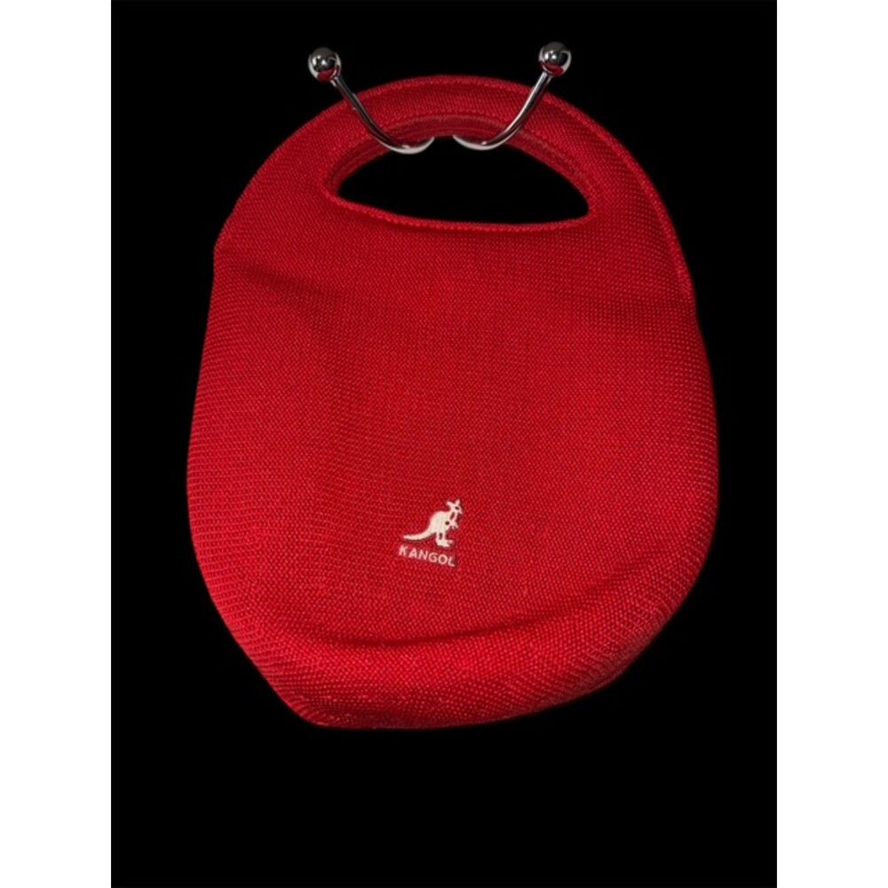 Kangol Vintage Tropic 504 double handle woven bag purse